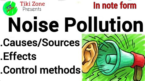 Noise Pollution It S Causes Effects Control Measures YouTube