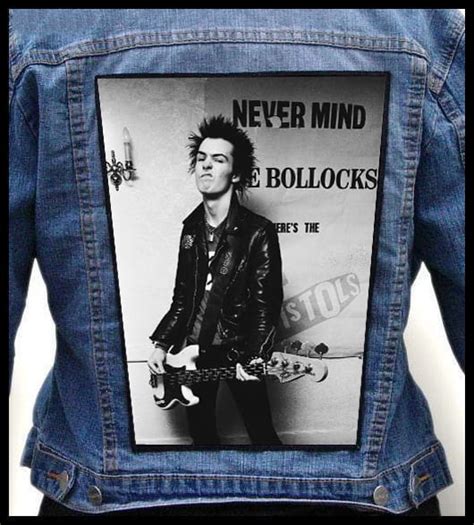 Sex Pistols Sid Vicious Photo Quality Printed Back Patch King Of