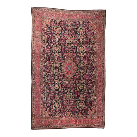 Antique Persian Malayer Room Size Rug, 12'08 X 20'05 | Chairish