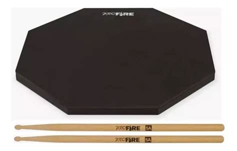 Pad Estudo Bateria Pratic Vel Spanking Profire Baqueta