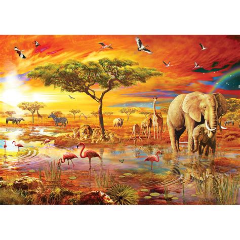 Puzzle 3000 pièces Safari Afrique Art Puzzle Rue des Puzzles