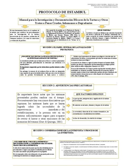 Protocolo De Estambul Evaluación De Tortura Colegio De Psicólogos Sj