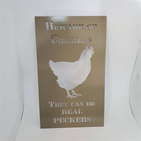 CHICKEN WALL ART Metal Chicken Sign Rooster Chicken Art - Etsy