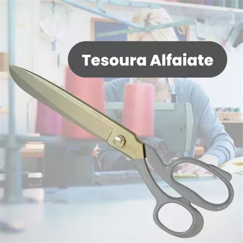 Tesoura Alfaiate Industrial Cinza 1490 12 Mundial Frete grátis