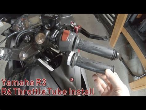 Yamaha R3 R6 Throttle Tube Install YouTube