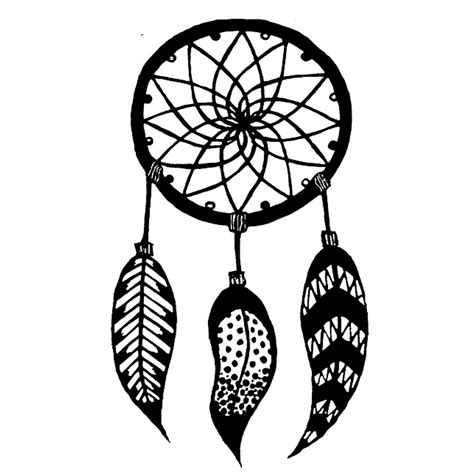 Dreamcatcher Drawing Black And White at GetDrawings | Free download