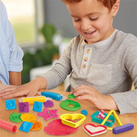 Play-Doh Numbers and Shapes Playset with 17 Tools, Kids Arts and Crafts ...