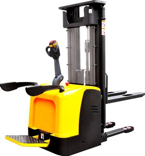 1 5 Tons Battery Semi Electric Stacker For Material Handling 740mm At