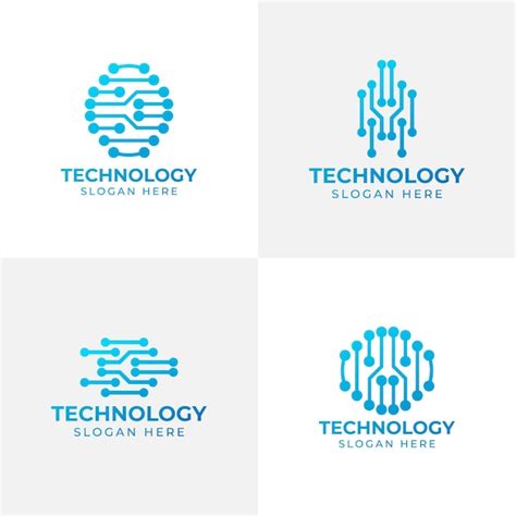 Premium Vector Letter A Technology Logo Design Concept In Vector