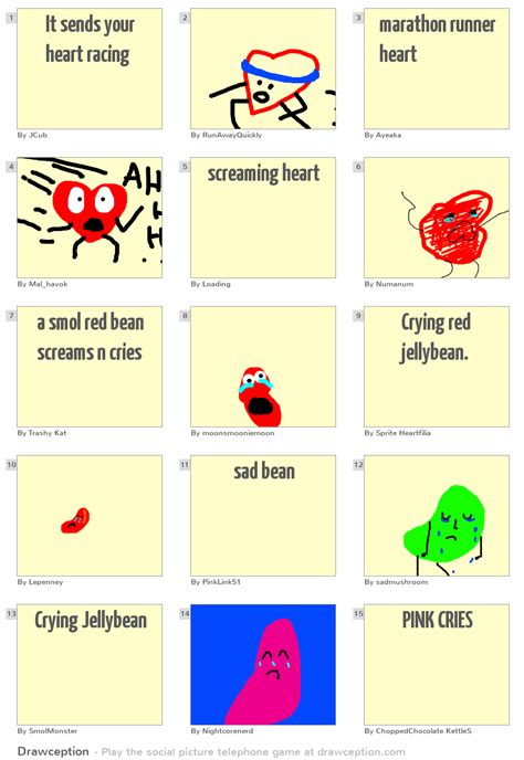 It sends your heart racing - Drawception