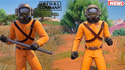 Fortnite Lethal Company Skin Gameplay Company Jig Emote Youtube