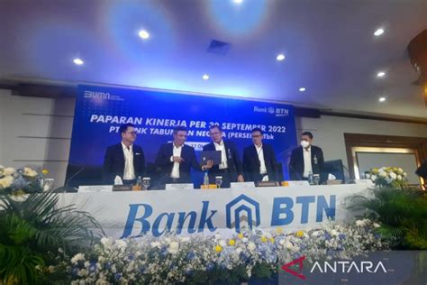 Btn Raih Laba Bersih Rp Triliun Pada Kuartal Iii Antara News