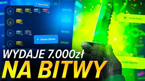 LECIMY GRUBSZE BITWY ZA 7000 ZŁ CSGOSKINS YouTube