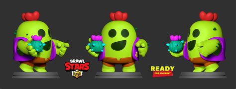 ArtStation - Spike - Brawl Stars Fanart | Resources