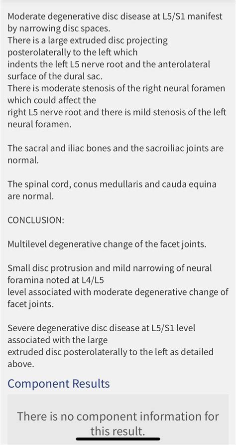 MRI Results : r/backpain