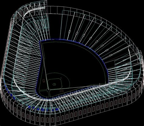 Stadium Dwg Block For Autocad • Designs Cad