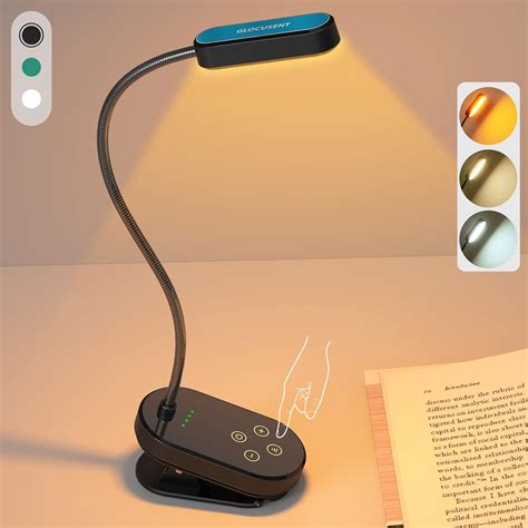 Glocusent Lampe De Lecture Liseuse 16 LEDs Rechargeable Avec 3 Modes De