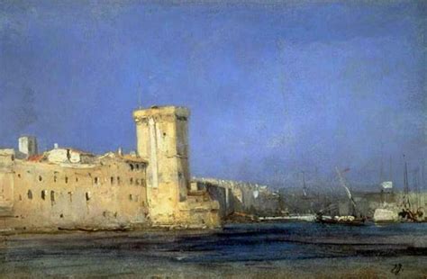 Museum Art Reproductions Fort by the Sea by Louis Gabriel Eugène Isabey