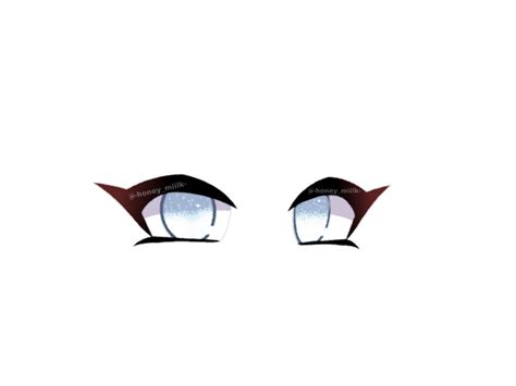 Gacha Eyes Base Transparent Background