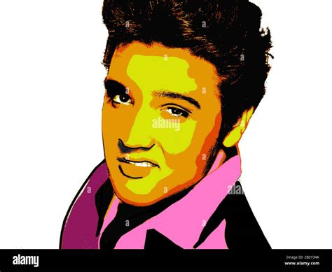 Ilustraci N Editorial De Elvis Presley Fotograf A De Stock Alamy