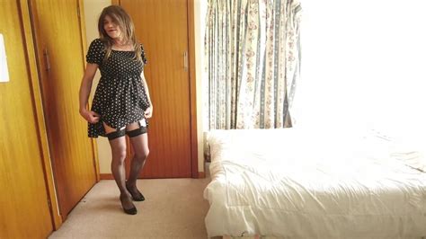 Crossdress Striptease Poka Dot Dress 26 Nude Pics XHamster