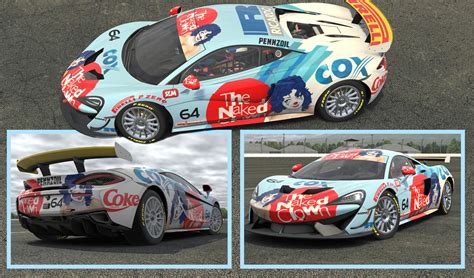 McLaren GT4 Naked Clown By Clyde Coman Trading Paints