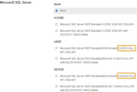 Licenciamiento De Microsoft Sql Server Y Servidor Adicional Dell Colombia