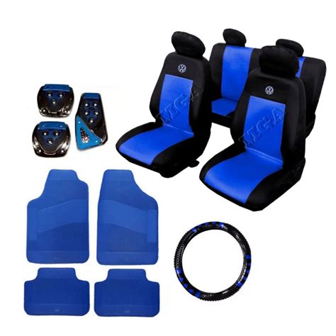 Kit Capa Banco Couro Tapete Volante Automotivo Volkswagen Gol G1 G2