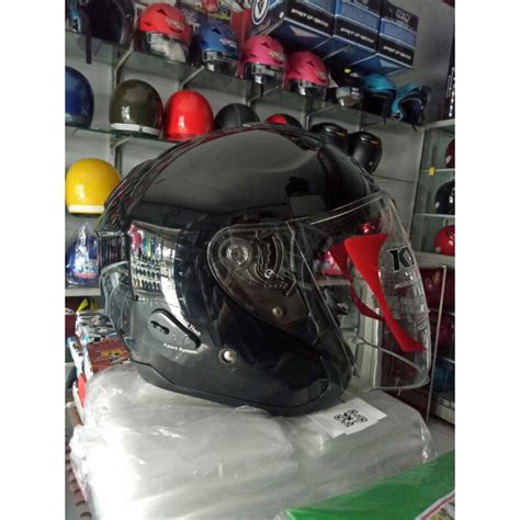 Jual Helm Kyt Kyoto Black Shopee Indonesia