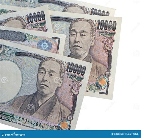 Japanese Yen Notes. Currency of Japan Stock Image - Image of notes ...