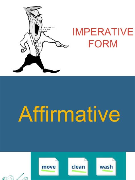 IMPERATIVES - Affirmative & Negative Form | PDF