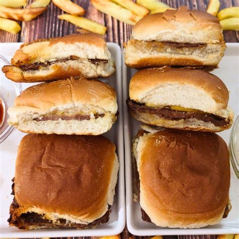 White Castle Sliders In The Air Fryer From Frozen Dinners Done Quick