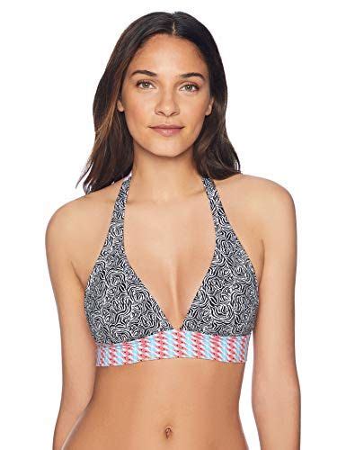 Ondademar Women Kenia Swimwear Halter Printed Bikini Top Kenia