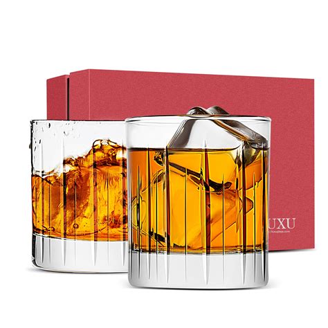 Buy Luxu Crystal Whiskey Glasses 11 Ounce Scotch Glassesold Fashioned