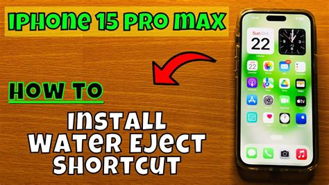 Install Water Eject Shortcut On IPhone 15 Pro Max Ios 17 Latest