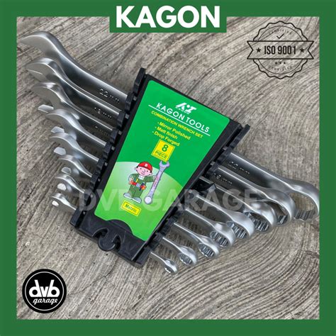 Jual Kagon Kunci Ring Pas Set Pcs Mm Chrome Vanadium Refined