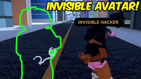 How To Invisible Glitch Avatar In Roblox Jailbreak Youtube