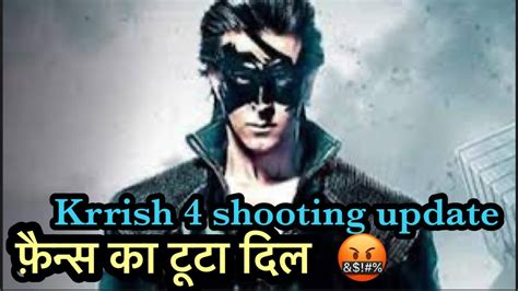 Krrish 4 Movie Shooting Update L Krrish 4 Shooting Postponed Hrithik