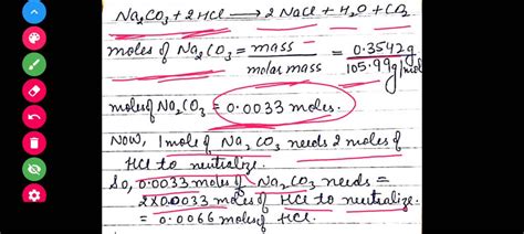 SOLVED: for the reaction: Na2CO3 + H2SO4= Na2SO4+ CO2+ H2O, what volume ...