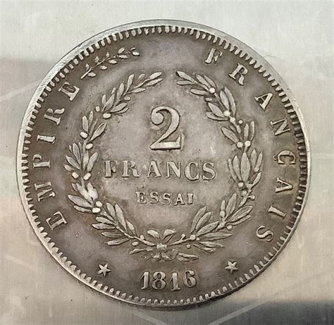 France Napoléon II prétendant 2 Francs 1816 Essai en Catawiki