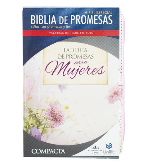 Biblia De Promesas Para Mujeres Compacta Rvr Con Cierre