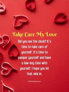 Cute Take Care Messages For Girlfriend