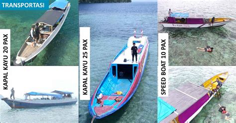 Sewa Kapal Kayu Dan Speedboat Dermaga Tanasa Pulau Labengki Sombori