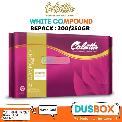 PUTIH Colatta White Compound 200 250gr White Chocolate Colatta White