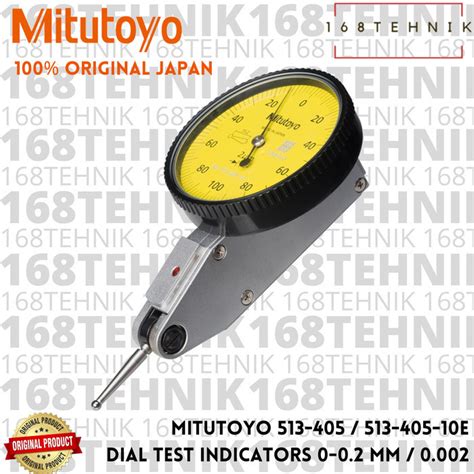 Jual Tersedia Mitutoyo 513 405 10E Dial Test Indicator 0 2Mm 0 002Mm