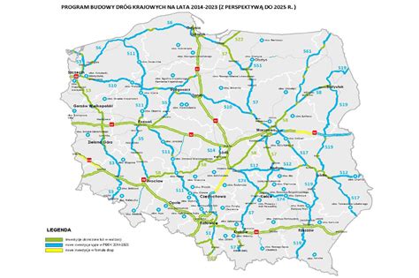 Mapa Autostrad Dr G Ekspresowych I Obwodnic Jakie Powstan Do R