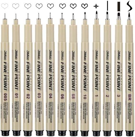 Partideal St Ck Micron Fineliner Stifte F R K Nstler Fineliner