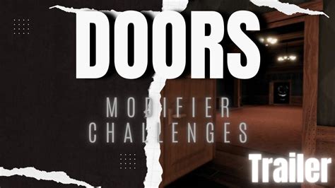 Doors Modifier Challenges Trailer YouTube