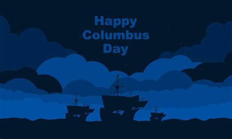 Columbus Day Background Design 29934818 Vector Art At Vecteezy