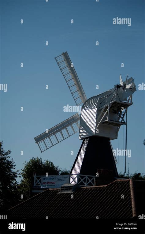 The windmill museum at Wimbledon common Stock Photo - Alamy